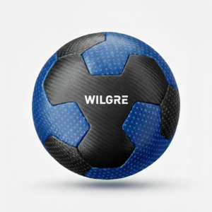 Thermal-bonded professional soccer ball by Wilgre Industries for reduced water absorption